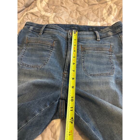 J Jill High Rise Flare Jeans Size 10 P - Picture 9 of 9